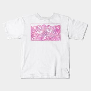 Hair Sea In Pink Kids T-Shirt